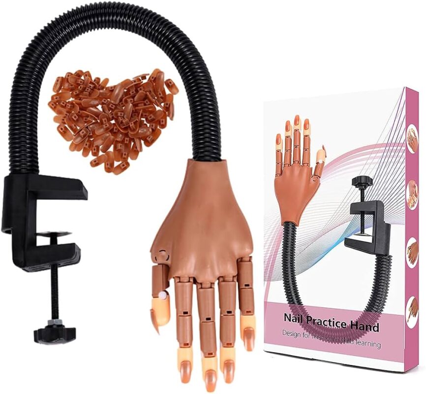 mano de práctica flexible